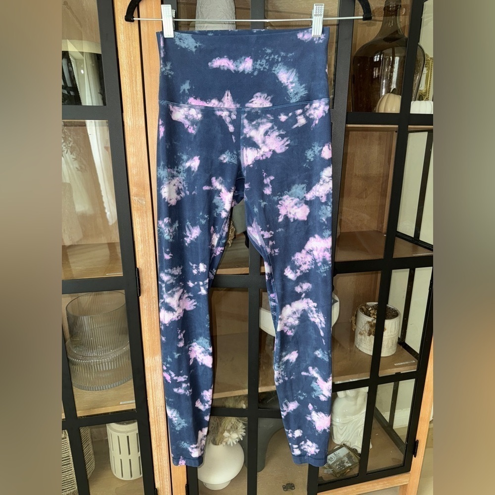 Lululemon Align Leggings High Rise Pants 28" Circulate Tie Dye Mineral navy